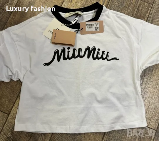 Дамски тениски Miu Miu, Gucci, снимка 4 - Тениски - 46954179