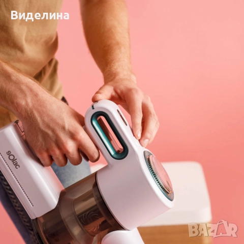 Безжична прахосмукачка Solac Turbobat Power - С HEPA филтър и LED четка, снимка 7 - Прахосмукачки - 52939261