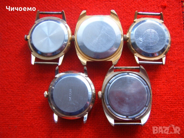 Raketa Ракета мъжки ръчни позлатени часовници СССР, снимка 7 - Антикварни и старинни предмети - 53738717