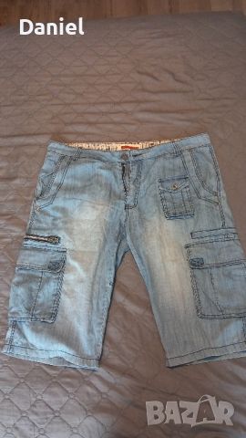Мъжки дънчени къси панталонки, снимка 1 - Къси панталони - 45827593