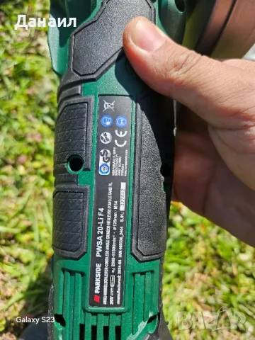 Акумулаторен ъглошлайф Parkside PWSA 20-Li F4, снимка 5 - Други инструменти - 49979980