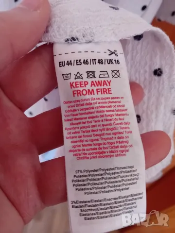 Бяла рокля на точки, снимка 8 - Рокли - 49940192