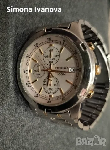 Мъжки часовник Seiko Chronograph, снимка 7 - Мъжки - 49321918