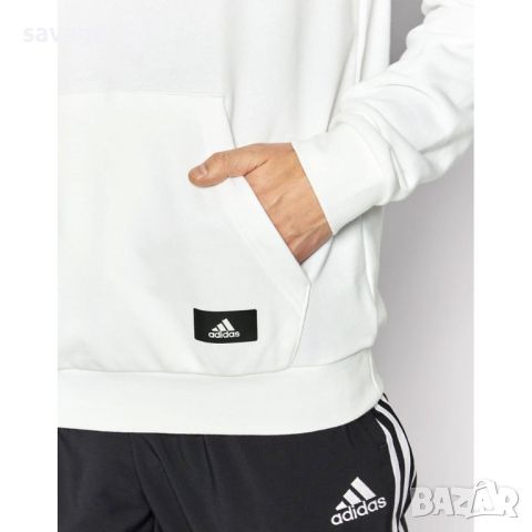 ADIDAS Sportswear Future Icons Hoodie White, снимка 3 - Спортни дрехи, екипи - 46668586