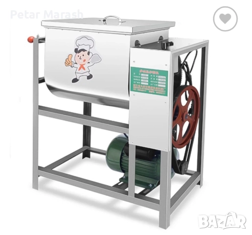 Професионална електрическа бъркалка за кайма и тесто 15 кг – 2200W, Машина за месене отнеръждаема ст, снимка 3 - Други инструменти - 52222618