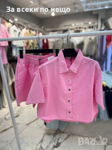 Дамски Летен Комплект👚🩳Дамски Къс Екип - Налични Различни Цветове Код A674, снимка 2 - Комплекти - 50693365