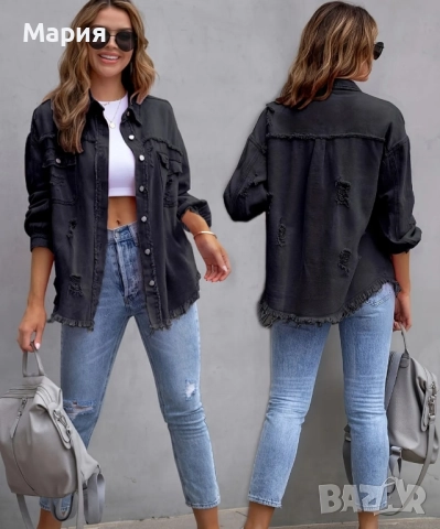 Дамско Дънково Яке , снимка 2 - Якета - 51667005