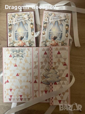 ръчно изработена картичка с шоколад, снимка 13 - Декорация за дома - 52753165