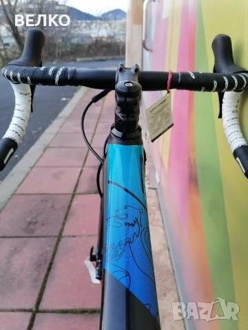 Шосеен велосипед Corratec Team - 2x11 * 48 см * Карбон * Shimano Ultegra * Ново, снимка 6 - Велосипеди - 53950713