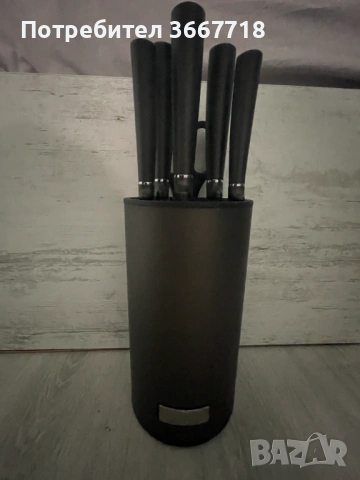Неупотребяван комплект ножове Berlinger със стойка 7 части