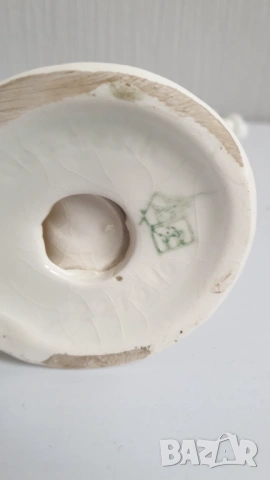 Старо порцеланово херувимче с печат, снимка 4 - Колекции - 53927406