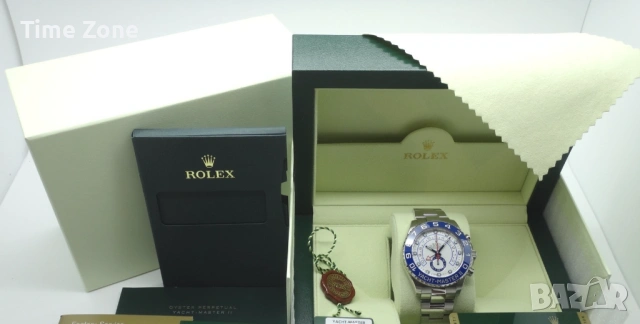 Rolex Yacht-Master II 44mm Steel White Dial Ceramic Automatic Различни Варианти, снимка 2 - Мъжки - 54047647