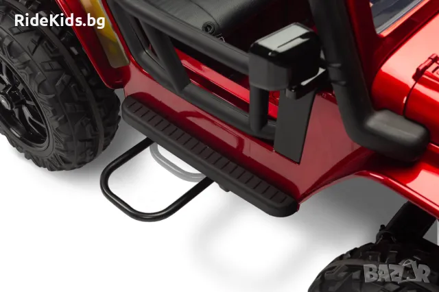 Офроуд акумулаторен автомобил RINGO – 4x4, до 100 кг, с дистанционно и LED, Червен, снимка 12 - Детски велосипеди, триколки и коли - 49971598