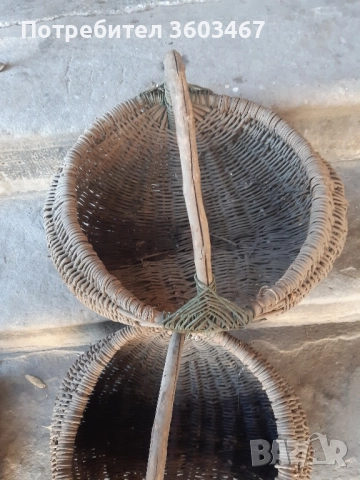 Стари плетени кошници, снимка 3 - Декорация за дома - 52244858