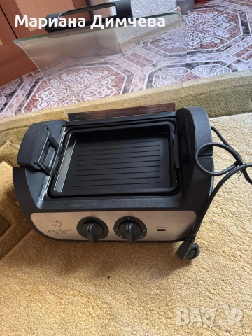 ЧИСТО НОВ Електрически грил 3 в 1 Bake Master De Luxe, снимка 9 - Скари - 53459520