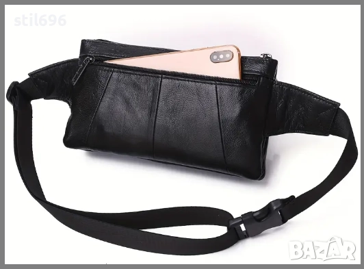 Чанта за През рамо или Кръста от Истинска Кожа НОВО., снимка 5 - Чанти - 51785416