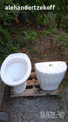 Ретро тоалетна чиния с казанче Vitruvit Гърция, снимка 2 - Други стоки за дома - 51857261