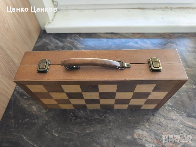 Продавам комплект шах, табла и барбут , снимка 2 - Шах и табла - 53773808