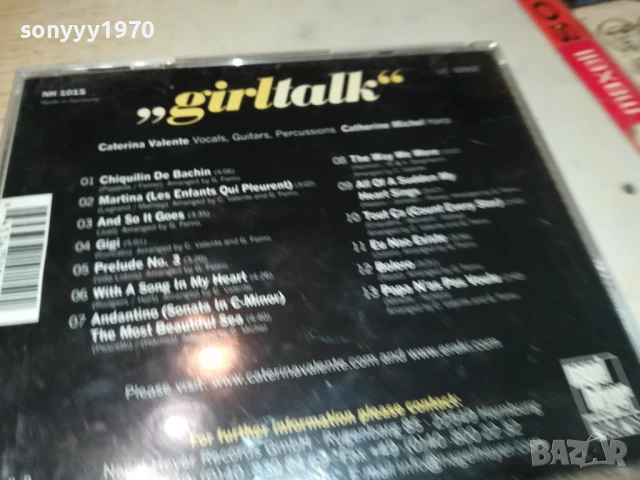 GIRL TALK CD 3007251129, снимка 14 - CD дискове - 51188599