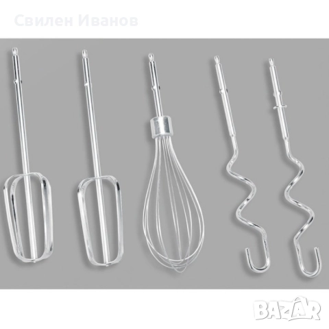 Миксер с купа Royalty Line RL-HM19015, 700W, 6 бъркалки, 3 л, Турбо, 5 скорости, снимка 5 - Миксери - 51698434