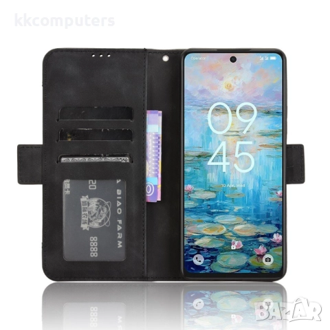 TCL 50 Pro Nxtpaper 5G / 50 Nxtpaper 5G Multiple Card Slots Wallet Кожен Калъф и Протектор, снимка 5 - Калъфи, кейсове - 52611105