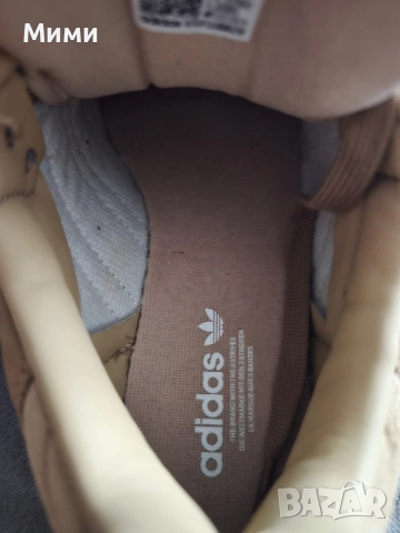 Бежови велурени маратонки Adidas Samba 38н., снимка 8 - Маратонки - 52314591