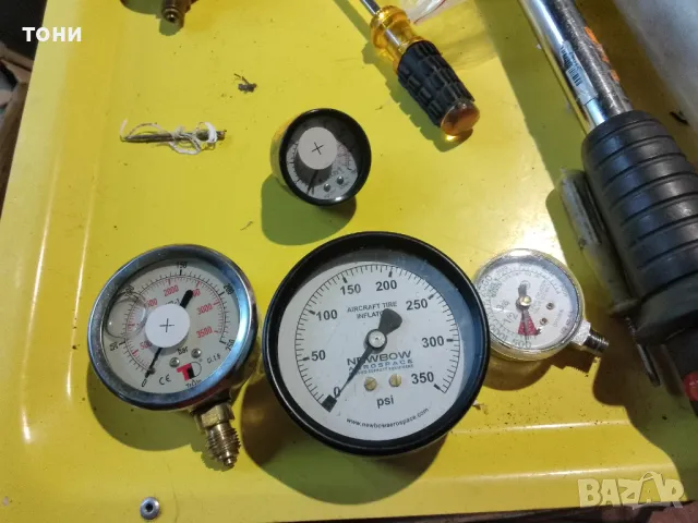  Манометри, снимка 4 - Резервни части за машини - 49674059