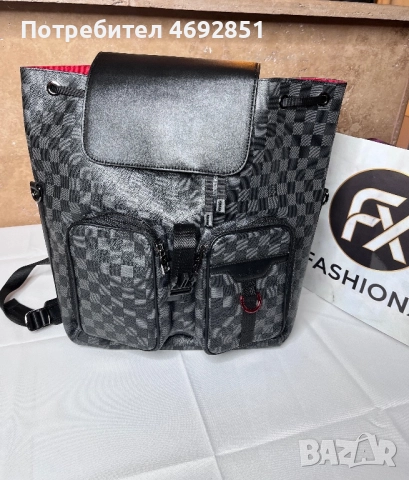 Нова раница – мъжки / унисекс модел, еко кожа, снимка 2 - Други - 52904786