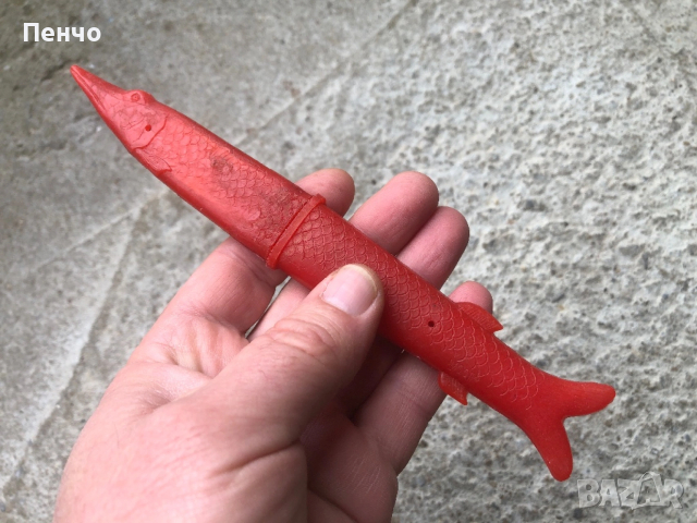 старо туристическо/рибарско/ ножче "ЩУКА" - СССР - УООР /Украинское общество охотников и рьiболовов/, снимка 3 - Ножове - 51839087