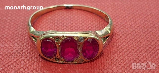 Златен пръстен , снимка 7 - Пръстени - 54170859