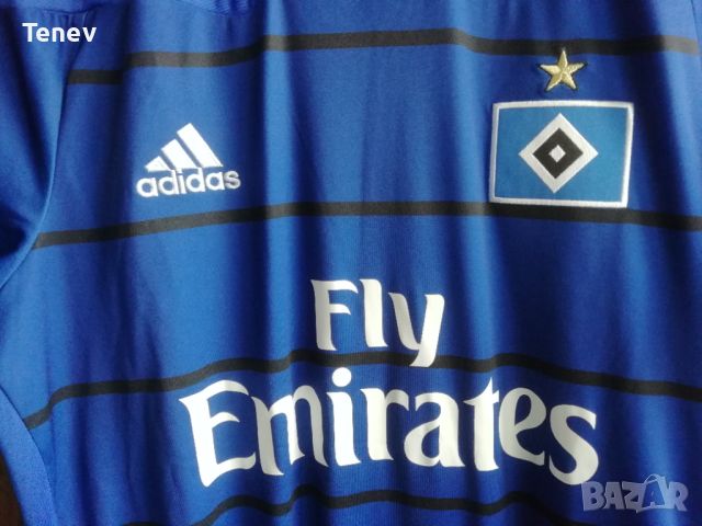 Hamburger SV #22 Ruud Van Nistelrooy Hamburg Adidas оригинална тениска фланелка Хамбургер Нистелрой, снимка 4 - Тениски - 45829764