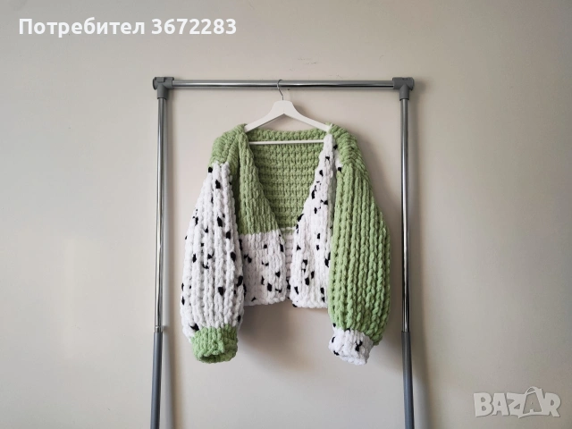 Ръчно плетена жилетка - различни модели , снимка 17 - Жилетки - 53307292
