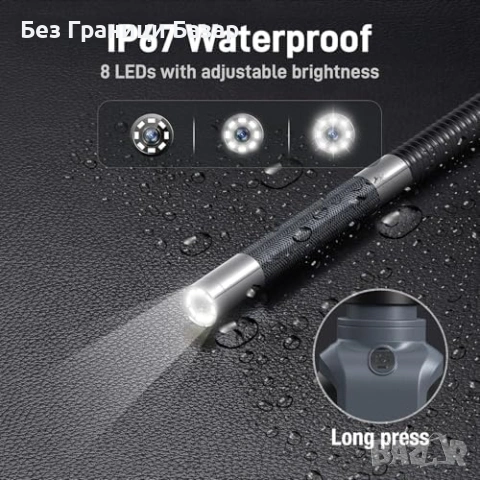 Нов USB-C Ендоскоп Камера Двупосочна 210° HD 1080p 5ft Сонда инстепция, снимка 7 - Други инструменти - 53008854