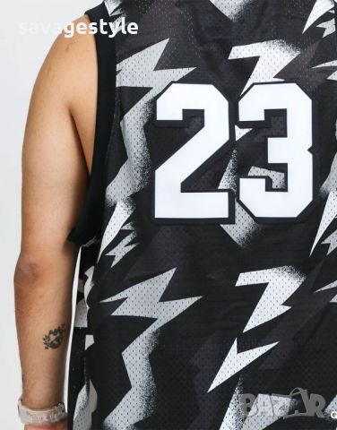 Мъжки потник NIKE Air Jordan Jumpman Printed Jersey Black, снимка 2 - Тениски - 45762358