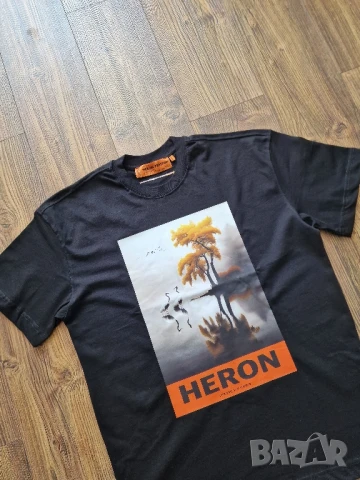 Страхотна мъжка тениска овърсайз HERON PRESTON размер S M L XL 2XL , снимка 3 - Тениски - 50556553