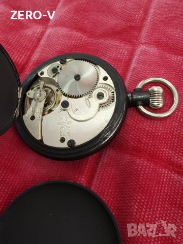 Junghans Stopwatch джобен часовник хронометър , снимка 2 - Антикварни и старинни предмети - 45281619