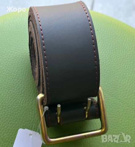 Кожени Колани Офицерски-Черни и Кафяви, снимка 8 - Екипировка - 52428023