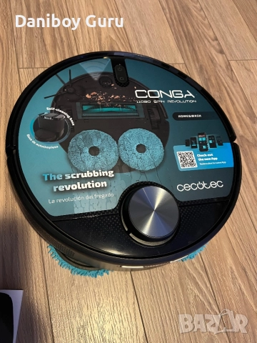 Прахосмукачка робот с моп Cecotec Conga 11090 Spin Revolution Home&Wash, снимка 5 - Прахосмукачки - 52788236