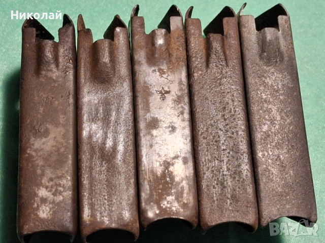 Лот Пачки Патронна Тенекийка Манлихер, снимка 17 - Антикварни и старинни предмети - 54111231