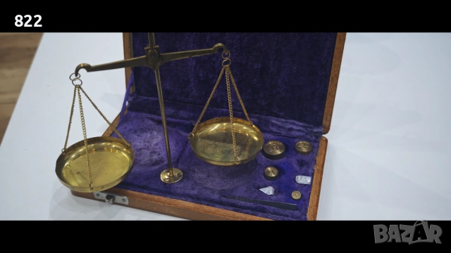 Стара златарска бижутерска везна, снимка 3 - Антикварни и старинни предмети - 53086476