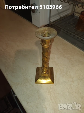 свещник от месинг № 2, снимка 1
