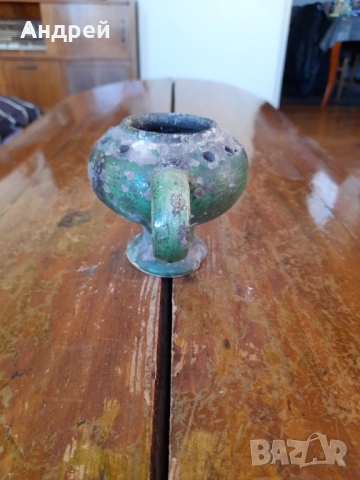 Старо Керамично кандило, снимка 4 - Други ценни предмети - 52828860