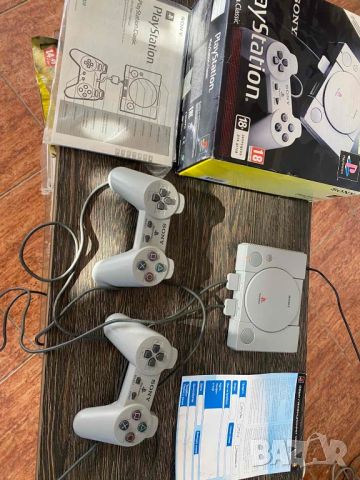 Конзола мини Ps1 CLASSIC  kомплект с вградени 16 бр игри, снимка 3 - PlayStation конзоли - 46757254