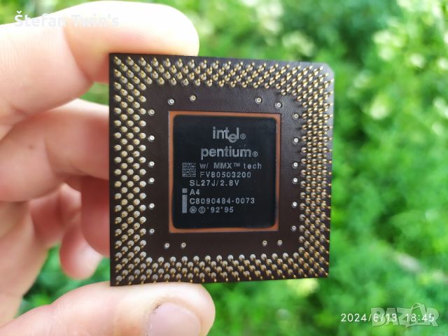 ✅ Intel® Pentium® w/MMX™ 200MHz/66MHz/CPU/Socket 7 (PGA321), снимка 17 - Процесори - 46280479