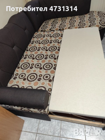 Диван ъглов и за спане 190/170 см, снимка 7 - Дивани и мека мебел - 54045249