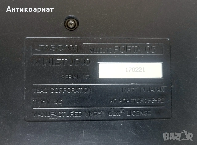 Министудио TASCAM PORTA 05 HS / Japan, снимка 7 - Други - 53340034