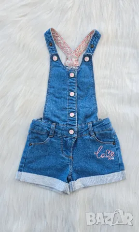 Детски дънков гащеризон 18-24 месеца , снимка 7 - Бебешки гащеризони - 49925963