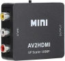 Mini AV към HDMI конвертор 1080P AV2HDMI Up Scaler адаптер, снимка 1