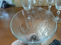 Стъклени чаши с гарафа  гравирани , снимка 13