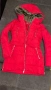 Прекрасно яке на Motivi с топла подвижна качулка в красив червен цвят, снимка 1